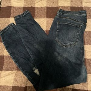Wax+jean skinny jeans